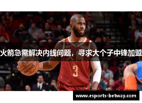 火箭急需解决内线问题，寻求大个子中锋加盟